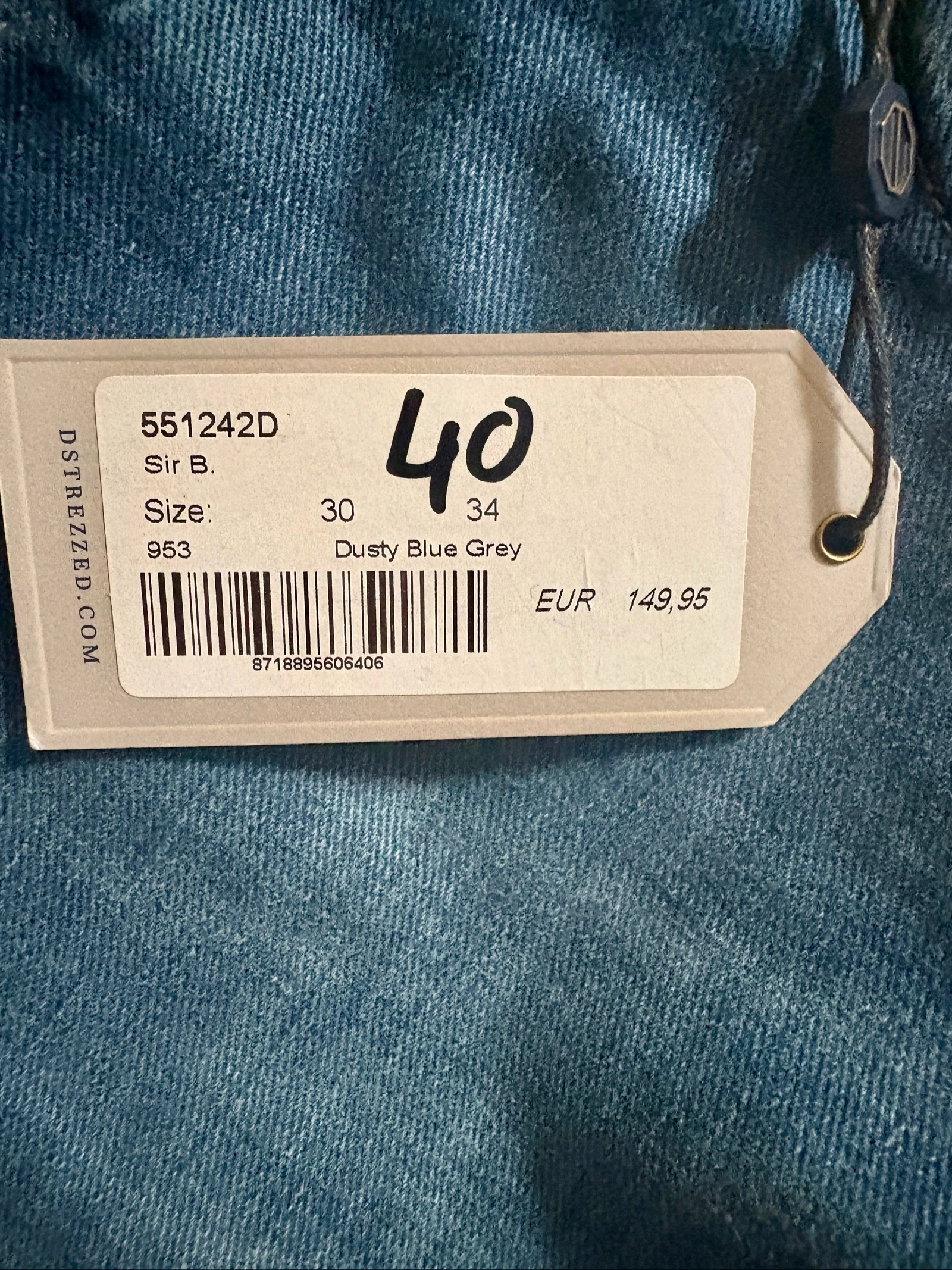 Jeans masculino Dstrezzed Sir B Tapered Fit - Candiani Denim - W30 L34 – photo 3